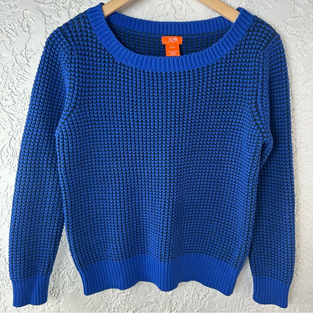 JOE’S JEANS Textured 90’s Chunky Knit Crew Neck Sweater Size M